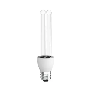 Lite Bulb Moments UV-C Smart Care-lampa med två klara rör och gängad skruvsockel i metall