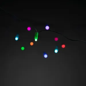 Lite Bulb Moments -älyvalosarja monivärisillä LED-lampuilla ja mustalla johdolla sisä- ja ulkokäyttöön