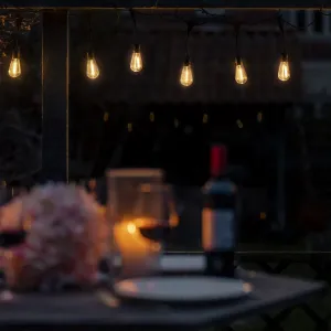 Lite Bulb Moments smart ljusslinga i vintage Edison-stil med varmt lysande ljusslingor för utomhusbruk