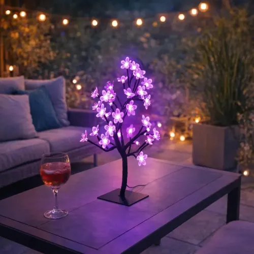 Lite bulb moments Smart Cherry Blossom Tree Lamp - lietotnes kontrolēts LED apgaismojums iekštelpām ārpus telpām